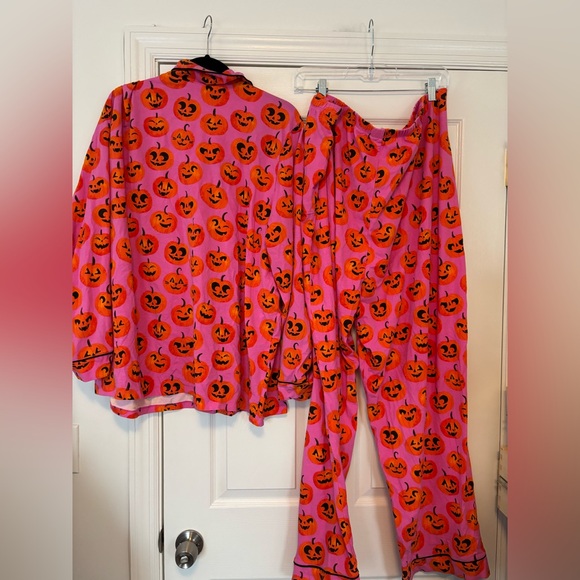 Bedhead PJs Pumpkin Print Stretch Pajama Set Size 3X Halloween Sleepwear - Picture 7 of 9
